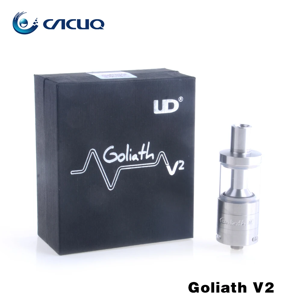 

5pcs/lot! Original youde goliath v2 atomizer UD Goliath v2 rta Rebuildable atomizer Airflow control ud e cigarette atomizer tr