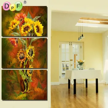 3set sunflower Diamond embroidery crystal full square diamond decorative cross stitch Diamond Rhinestone home decor painting
3set sunflower Diamond embroidery crystal full square diamond decorative cross stitch Diamond Rhinestone home decor painting