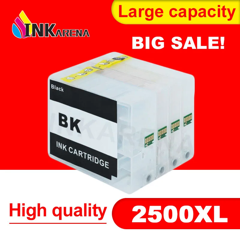 Пустой пополняемый картридж PGI2500 PGI 2500 XL с чипом дуги для Canon PGI-2500 MAXIFY IB4050 MB5050 MB5350, чернила для струйного принтера
Пустой пополняемый картридж PGI2500 PGI 2500 XL с чипом дуги для Canon PGI-2500 MAXIFY IB4050 MB5050 MB5350, чернила для струйного принтера