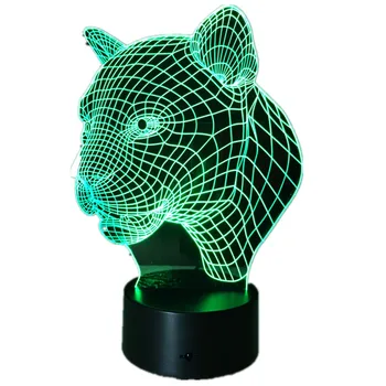 Leopard Table Illusion Animal LED Night Light Luces Decorativas RGB Lampada De led Christmas Decorations For Home Birthday Gift
Leopard Table Illusion Animal LED Night Light Luces Decorativas RGB Lampada De led Christmas Decorations For Home Birthday Gift