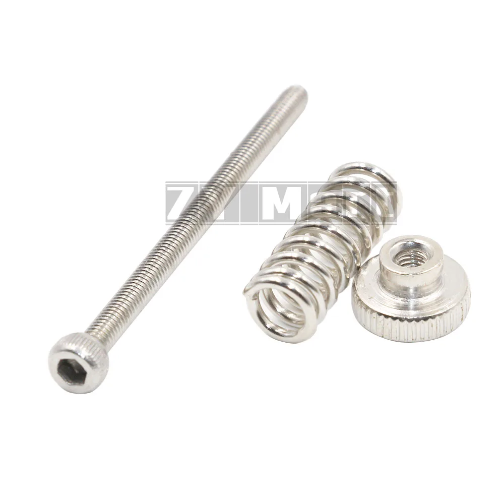 5pcs/lot M3 Thread Screws Nuts 45mm Leveling Spring Knob Part Components 3D Printers Parts Hexagon Hex Stainless Steel Accessory
5pcs/lot M3 Thread Screws Nuts 45mm Leveling Spring Knob Part Components 3D Printers Parts Hexagon Hex Stainless Steel Accessory