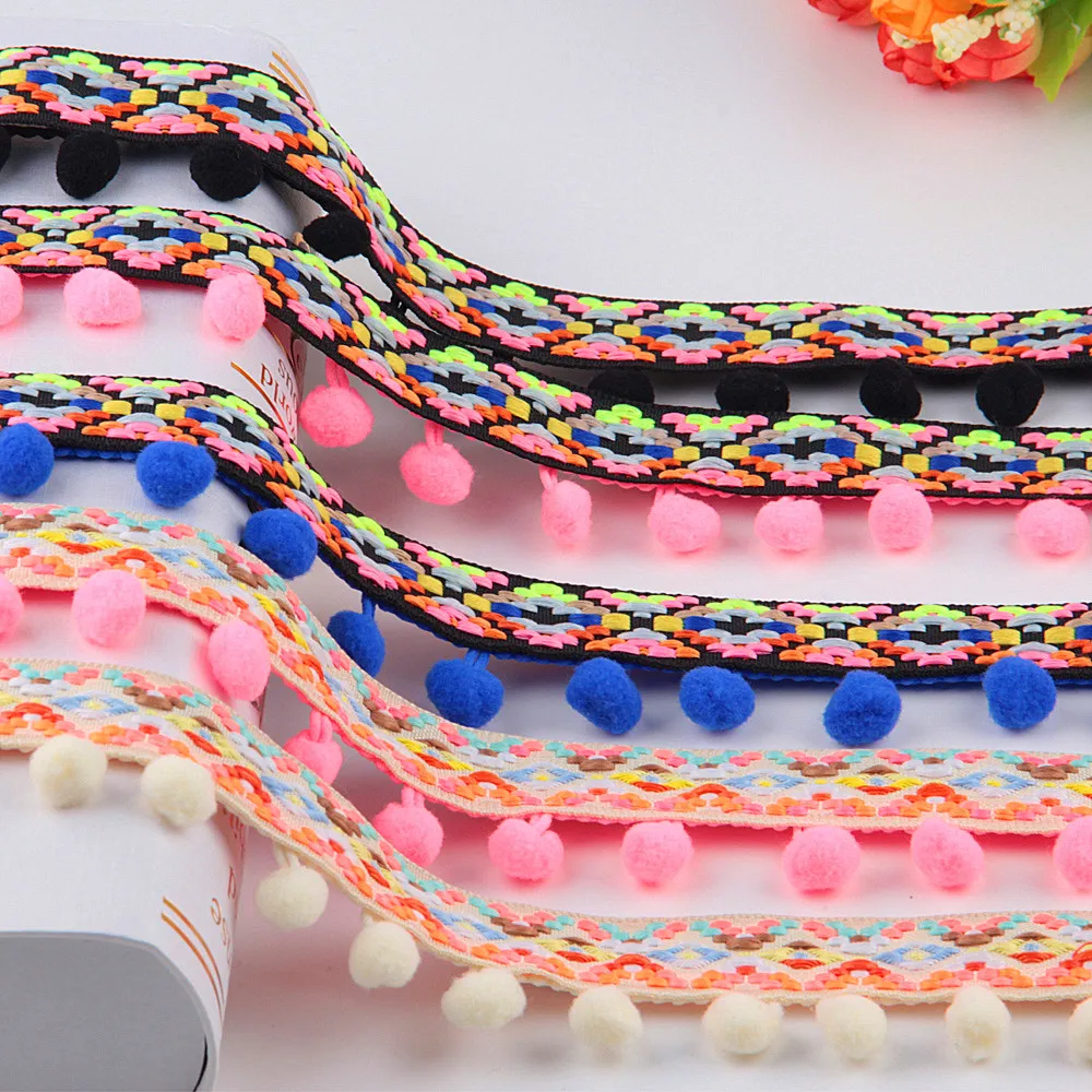Lace Fabric Fashion Pompom Trim Fringe Ribbon Pom Pom 10-12mm Decoration Pompoms Ball Curtain Clothing Accessories
Lace Fabric Fashion Pompom Trim Fringe Ribbon Pom Pom 10-12mm Decoration Pompoms Ball Curtain Clothing Accessories