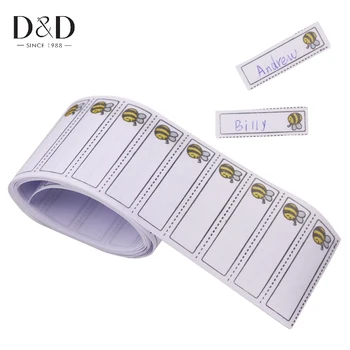 100pcs/pack Iron-on Bee Pattern Washable Name Labels Garment Fabric Tags Clothing Labels Marker Set for Clothes Accessories 
100pcs/pack Iron-on Bee Pattern Washable Name Labels Garment Fabric Tags Clothing Labels Marker Set for Clothes Accessories