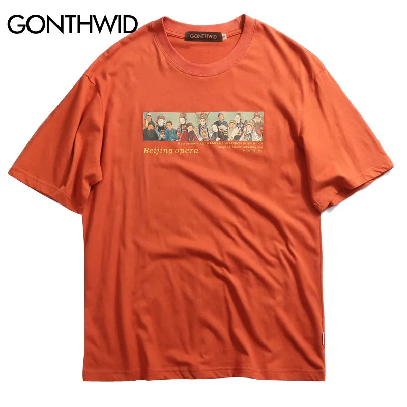 GONTHWID Peking Opera Printed Short Sleeve Tshirts 2019 Summer Mens Hip Hop Streetwear T Shirts Fashion Casual Male Tops Tees
GONTHWID Peking Opera Printed Short Sleeve Tshirts 2019 Summer Mens Hip Hop Streetwear T Shirts Fashion Casual Male Tops Tees
