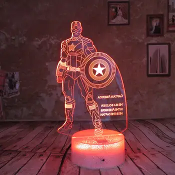 7 Color Change Captain America Shield Figure 3D Acrylic Night Light LED Touch Illusion Birthday Christmas Child Gift
7 Color Change Captain America Shield Figure 3D Acrylic Night Light LED Touch Illusion Birthday Christmas Child Gift