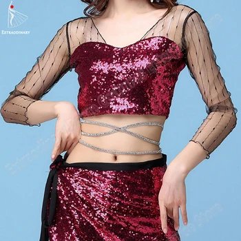 Fashion Belly Dance Accessories Costumes Waists Silver Belt for Women Dance Clothes Rhinestone Body Jewelry Waist Chain
Fashion Belly Dance Accessories Costumes Waists Silver Belt for Women Dance Clothes Rhinestone Body Jewelry Waist Chain
