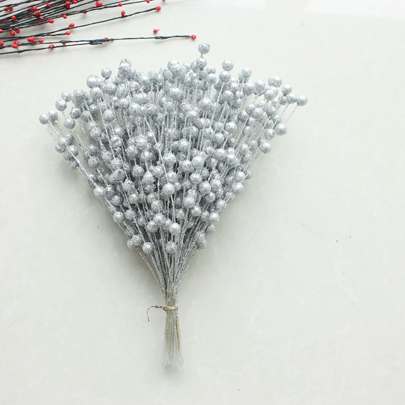 1pc Silver/Gold Branch Bouquet Decorative Artificial Flowers Christmas Decoration Fake Pot Plants Simulation Bonsai Home Decor
1pc Silver/Gold Branch Bouquet Decorative Artificial Flowers Christmas Decoration Fake Pot Plants Simulation Bonsai Home Decor