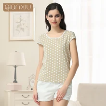 Summer Pyjamas Women Polka Dot Sleepwear Suit Casual Pajama Sets 95%cotton Homedress Set Short Sleeveles Elastic Waist
Summer Pyjamas Women Polka Dot Sleepwear Suit Casual Pajama Sets 95%cotton Homedress Set Short Sleeveles Elastic Waist