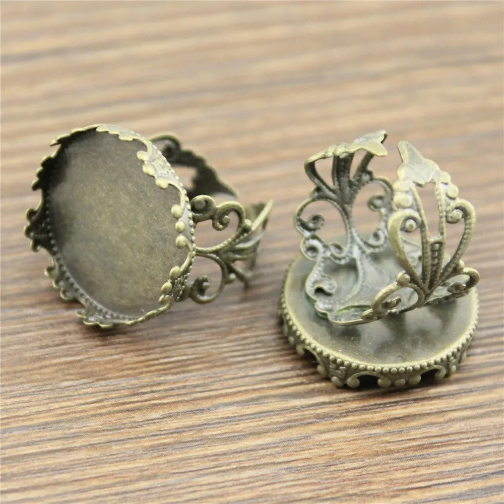 10pcs Fit 20mm 15mm Glass Cabochon Ring Settings Base Crown Edge Adjustable Ring Base Setting Finding
10pcs Fit 20mm 15mm Glass Cabochon Ring Settings Base Crown Edge Adjustable Ring Base Setting Finding