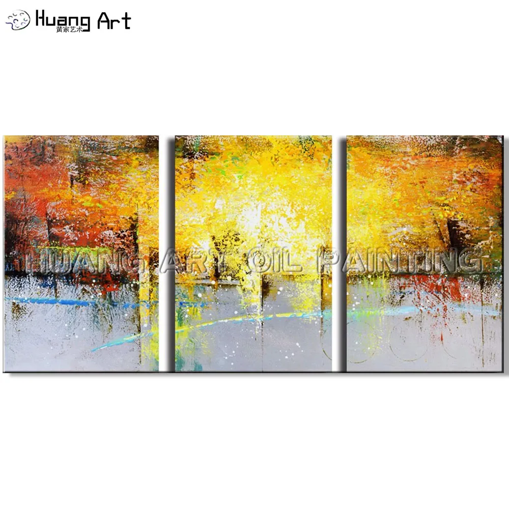 100% Hand-painted Yellow and Gray Abstract 3Pcs Oil Painting on Canvas Modern Landscape Group of Paintings for Wall Room Decor
100% Hand-painted Yellow and Gray Abstract 3Pcs Oil Painting on Canvas Modern Landscape Group of Paintings for Wall Room Decor