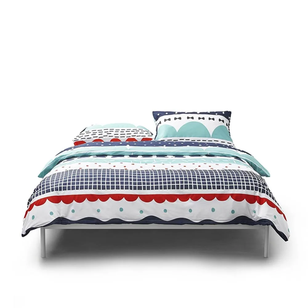 2019 Brief Geometric Print Bedding Set Duvet Cover 3/4 pcs Twin Queen King Flat Sheet Soft Cotton Bedlinens Pillowcases
2019 Brief Geometric Print Bedding Set Duvet Cover 3/4 pcs Twin Queen King Flat Sheet Soft Cotton Bedlinens Pillowcases