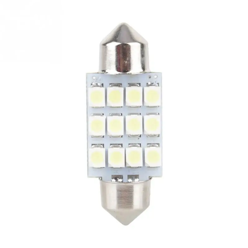 1pc White LED Car Bulb 31mm Festoon 12 SMD Dome Map Interior Light Lamp DE3175 Car Styling
1pc White LED Car Bulb 31mm Festoon 12 SMD Dome Map Interior Light Lamp DE3175 Car Styling