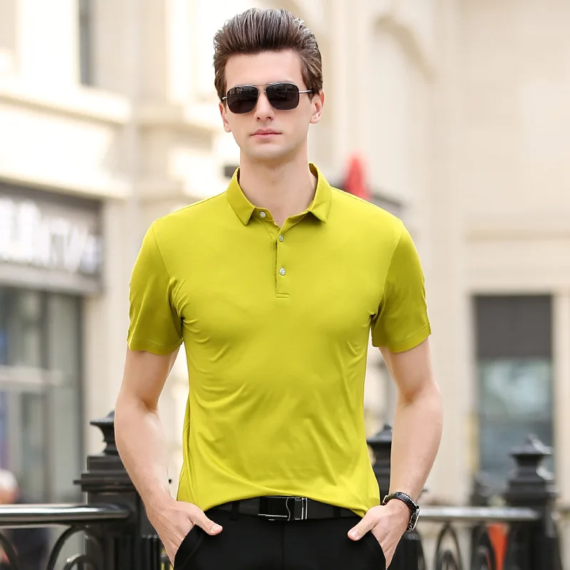 MRMT 2019 Brand New Men's T Shirt Silk Mulberry Silk Lapel T-shirt for Male Short Sleeve Pure Color Tops T-shirt
MRMT 2019 Brand New Men's T Shirt Silk Mulberry Silk Lapel T-shirt for Male Short Sleeve Pure Color Tops T-shirt