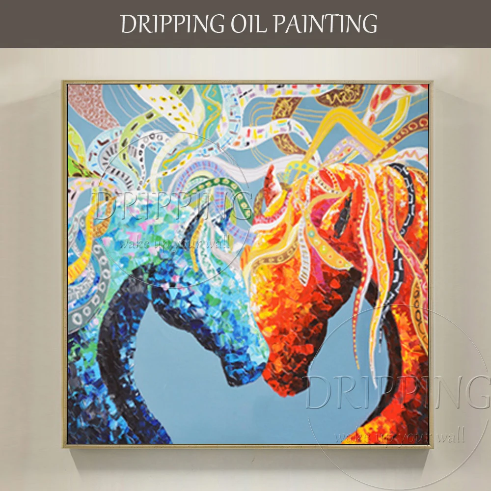 Top Artist Hand-painted High Quality Rich Colors Abstract Horse Oil Painting on Canvas Hand-painted Abstract Horse Oil Painting
Top Artist Hand-painted High Quality Rich Colors Abstract Horse Oil Painting on Canvas Hand-painted Abstract Horse Oil Painting