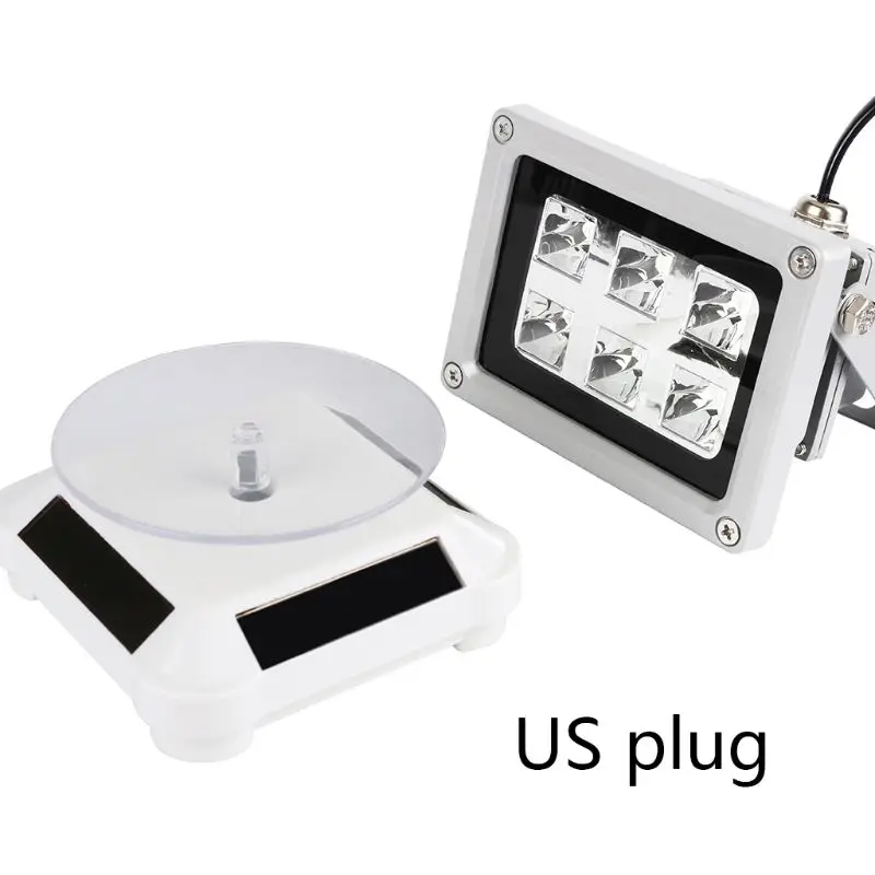 60W UV Resin Solidify Photosensitive Curing Light Solar Powered Rotary Display Stand Turntable Kit for SLA DLP 3D Printer Parts
60W UV Resin Solidify Photosensitive Curing Light Solar Powered Rotary Display Stand Turntable Kit for SLA DLP 3D Printer Parts
