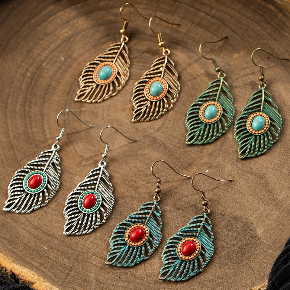 Vintage Ethnic Leaf Drop Dangle Earrings Hanging with Stone for Women 2019 Fashion Wedding Engagement Bridal Jewelry Accessories
Vintage Ethnic Leaf Drop Dangle Earrings Hanging with Stone for Women 2019 Fashion Wedding Engagement Bridal Jewelry Accessories
