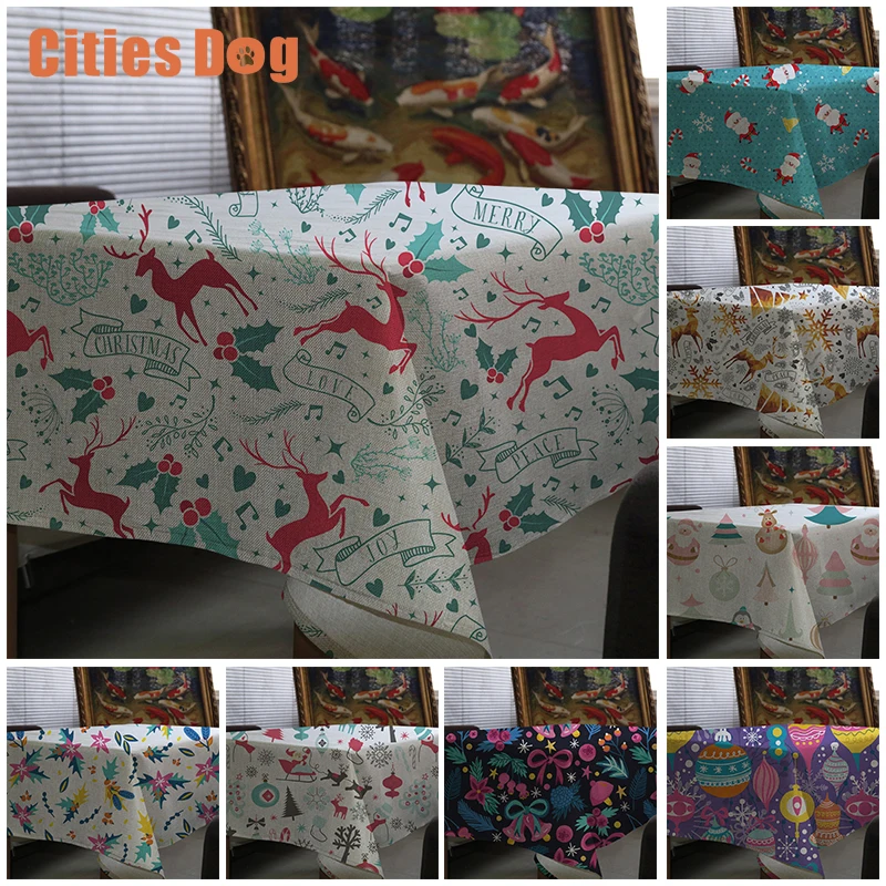 Christmas Table cloth Elk plant flowers Cotton Linen Square Tablecloths Rectangular Dinner Table Cover Coffee Table Tea Textile
Christmas Table cloth Elk plant flowers Cotton Linen Square Tablecloths Rectangular Dinner Table Cover Coffee Table Tea Textile