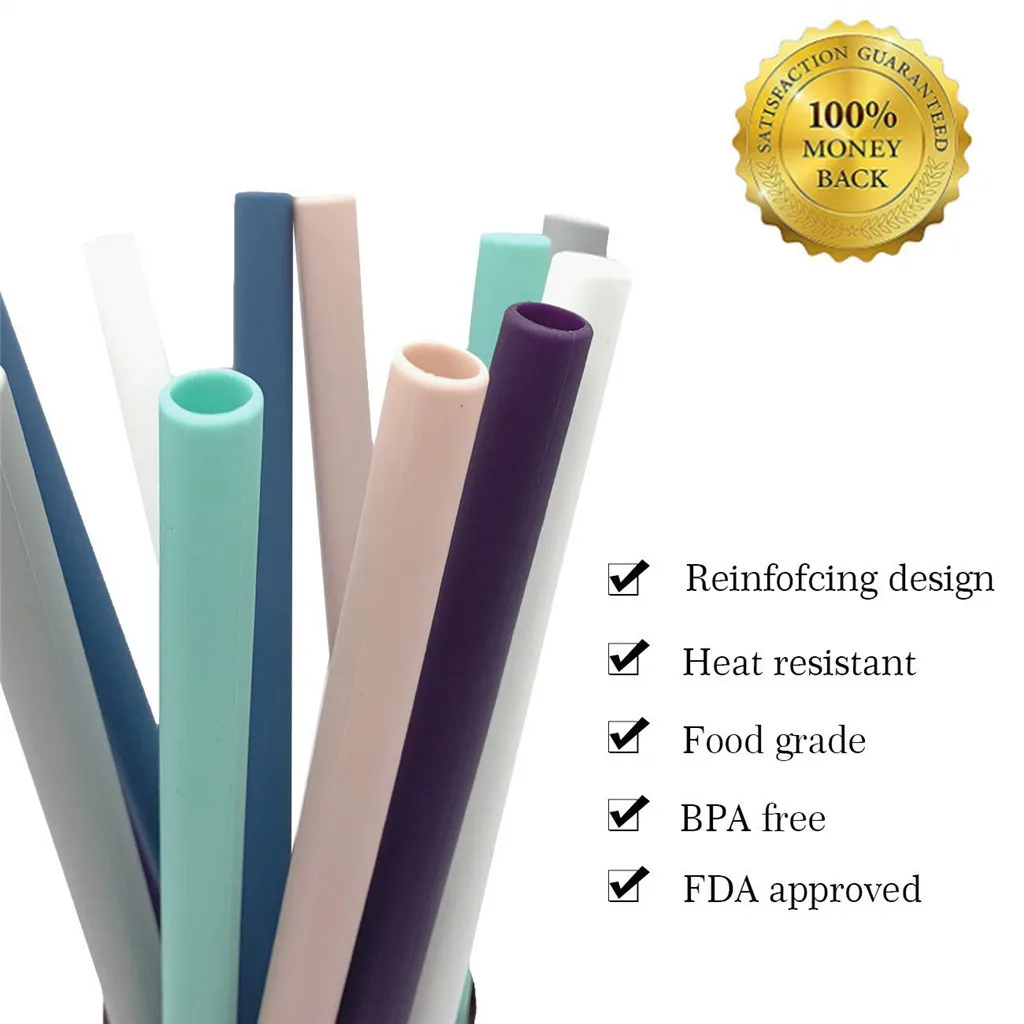 12Pcs Big Silicone Straws for 30oz Tumblers Yeti/Rtic Reusable Silicone Drinking Straw Eco-Firendly Bubble Tea Straws Brush Tool
12Pcs Big Silicone Straws for 30oz Tumblers Yeti/Rtic Reusable Silicone Drinking Straw Eco-Firendly Bubble Tea Straws Brush Tool