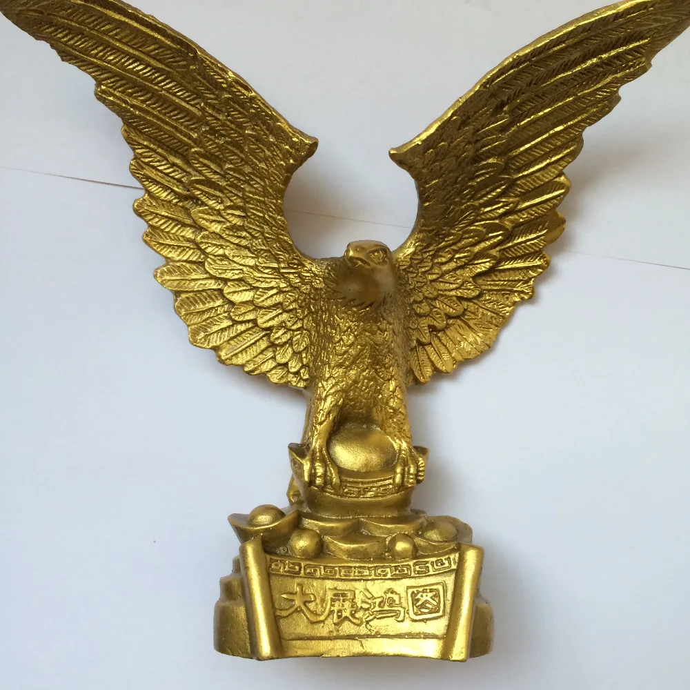 Chinese Vintage Brass Handwork Hammered Wealth Succeed Eagle Statue metal handicraft
Chinese Vintage Brass Handwork Hammered Wealth Succeed Eagle Statue metal handicraft