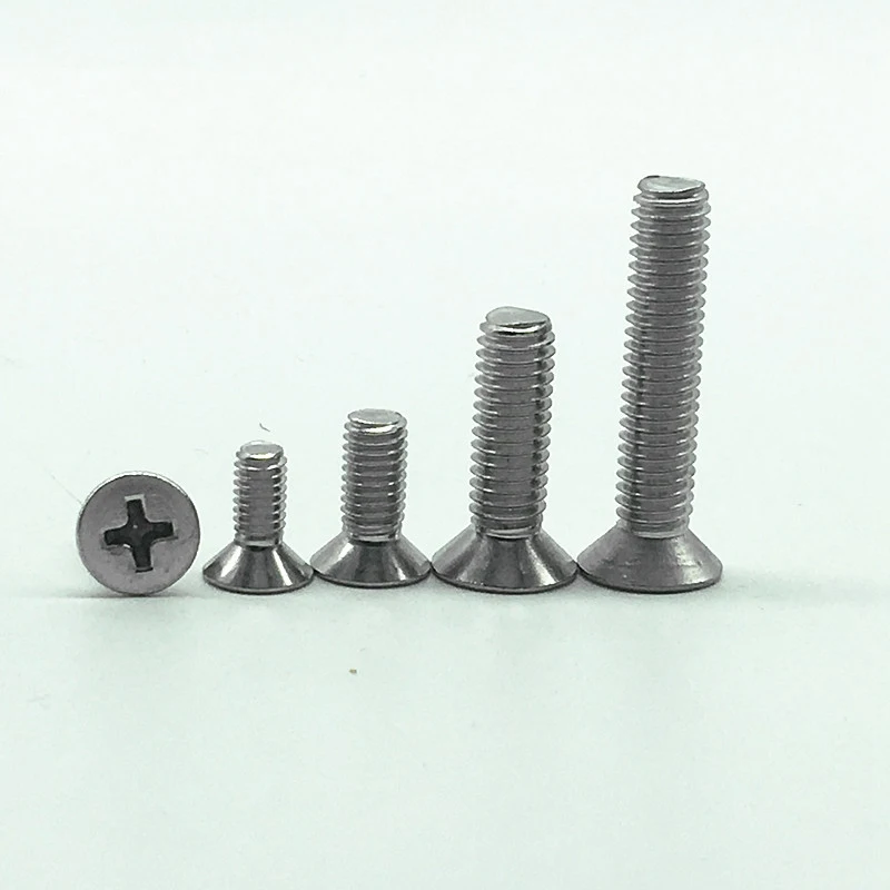 1pcs 304 stainless steel flat screw head cross screw countersunk M6*8 10 12 16 20-100
1pcs 304 stainless steel flat screw head cross screw countersunk M6*8 10 12 16 20-100