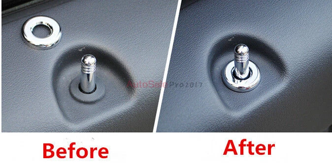 Silvery ABS Inside Door Lock PIns Cover Trim Protector 4pcs for Dodge Journey / For Fiat Freemont 2009 2010 2011 2012 2013 2014
Silvery ABS Inside Door Lock PIns Cover Trim Protector 4pcs for Dodge Journey / For Fiat Freemont 2009 2010 2011 2012 2013 2014