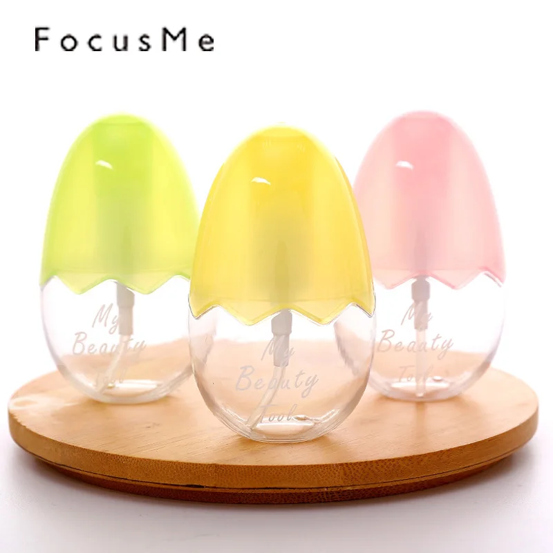 FocusMe 45ml Cute Travel Plastic Spray Refillable Bottle Transparent Atomizer Mini Handy Egg Shaped Skin Care Moist Spray Bottle
FocusMe 45ml Cute Travel Plastic Spray Refillable Bottle Transparent Atomizer Mini Handy Egg Shaped Skin Care Moist Spray Bottle