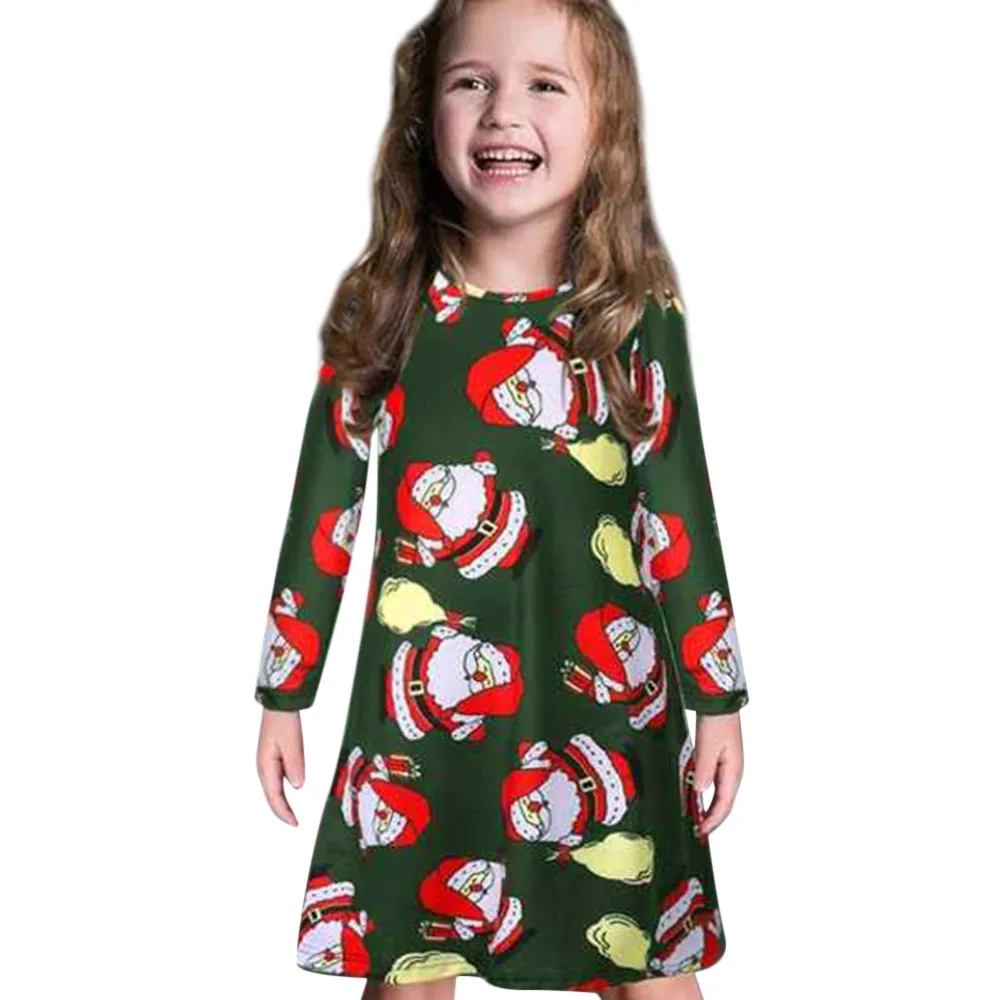 Toddler Christmas Dresse Kid Long Sleeve Cartoon Print Dress O-Neck princess dress Clothes Baby Girls prinsessenjurken meisjes
Toddler Christmas Dresse Kid Long Sleeve Cartoon Print Dress O-Neck princess dress Clothes Baby Girls prinsessenjurken meisjes