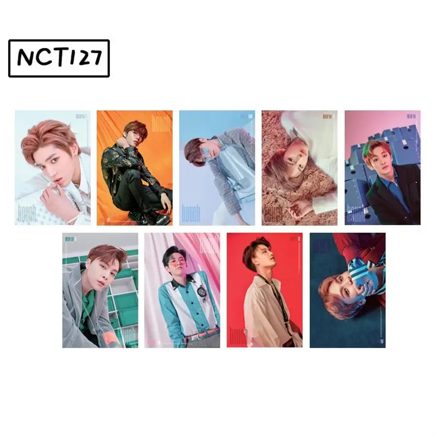 Kpop NCT NCT127 TOUCH Album Transparent Photo Card Self Made PVC Lomo Cards Photocard 9pcs/set
Kpop NCT NCT127 TOUCH Album Transparent Photo Card Self Made PVC Lomo Cards Photocard 9pcs/set