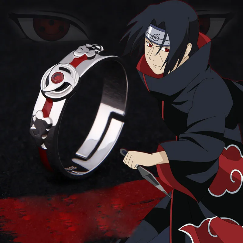 NARUTO Uchiha Itachi Sharingan Anime 925 Sterling Silver Adjustable Ring Gift Halloween Cosplay Anime Ring Size #8
NARUTO Uchiha Itachi Sharingan Anime 925 Sterling Silver Adjustable Ring Gift Halloween Cosplay Anime Ring Size #8
