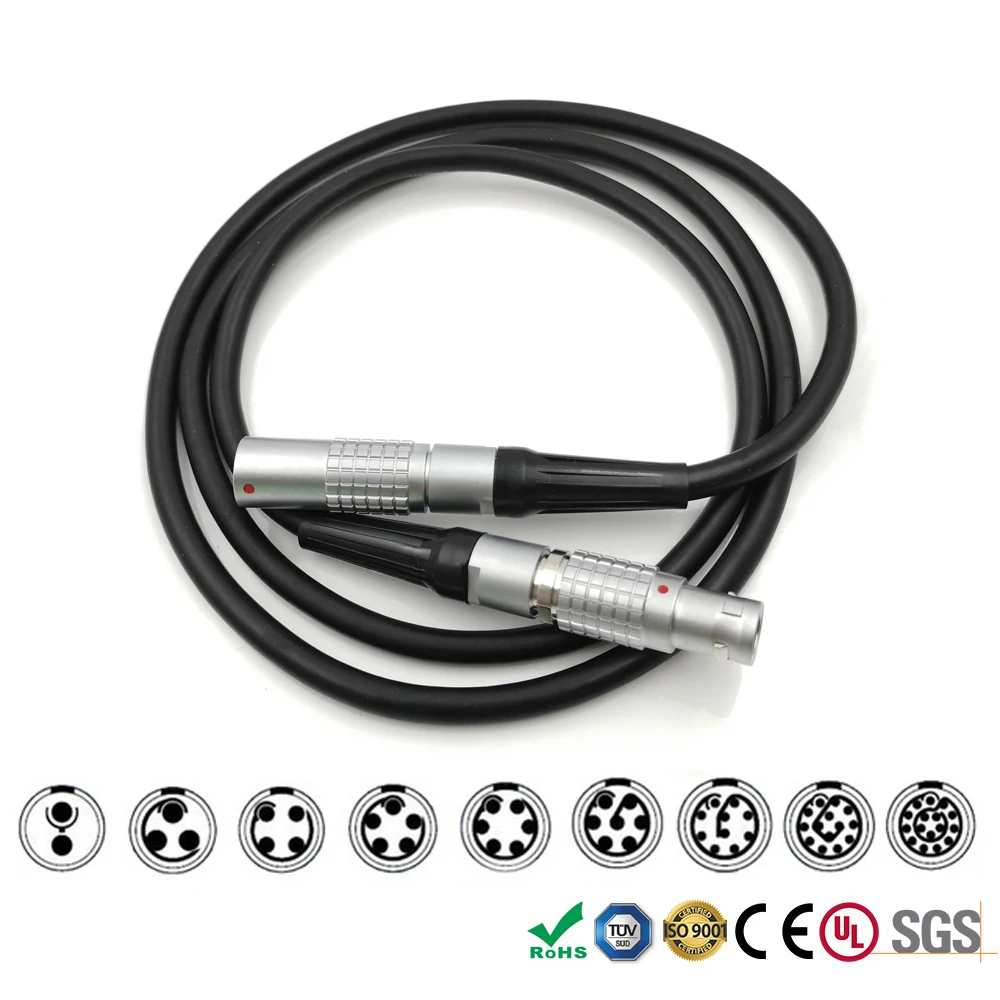 LEMO FGG 1B to PHG 1B 2 3 4 5 6 7 8 10 14 16 Pin Male Plug to Free Female Socket Connector Welding Extension Cable 1 Meter
LEMO FGG 1B to PHG 1B 2 3 4 5 6 7 8 10 14 16 Pin Male Plug to Free Female Socket Connector Welding Extension Cable 1 Meter