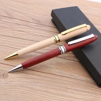Good Quality Wooden Ballpoint Pen Fashion Design Red Silver Trim Stationery Student Office school supplies
Good Quality Wooden Ballpoint Pen Fashion Design Red Silver Trim Stationery Student Office school supplies