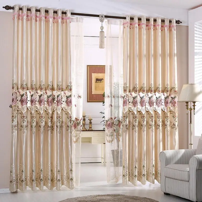Modern Living Room Curtains Rich Embroidery Luxury Fancy Curtain for Bedroom Night Curtains Rideau Voilage Window Drapes
Modern Living Room Curtains Rich Embroidery Luxury Fancy Curtain for Bedroom Night Curtains Rideau Voilage Window Drapes