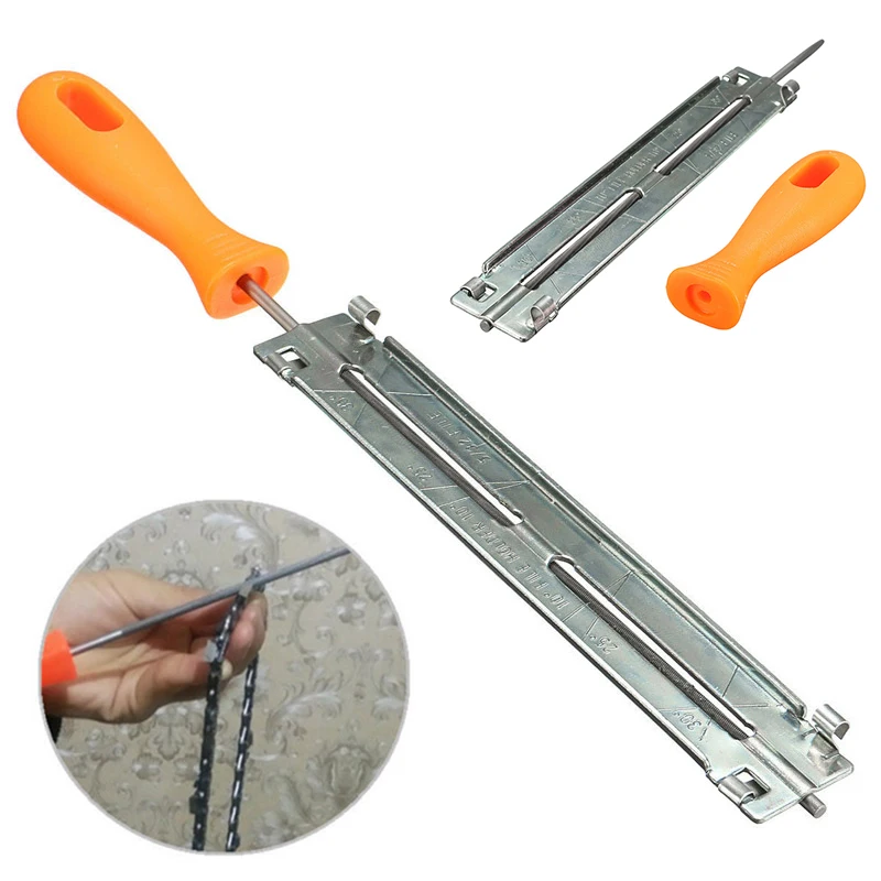 DWZ 5/32\`\` Silverline Chainsaw File Holder 4mm Chain Sharpener Filing Sharpening