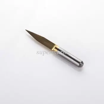1x Titanium Coated Carbide PCB Engraving CNC Bit Router Tool 10 Degree 0.2mm Tip
1x Titanium Coated Carbide PCB Engraving CNC Bit Router Tool 10 Degree 0.2mm Tip