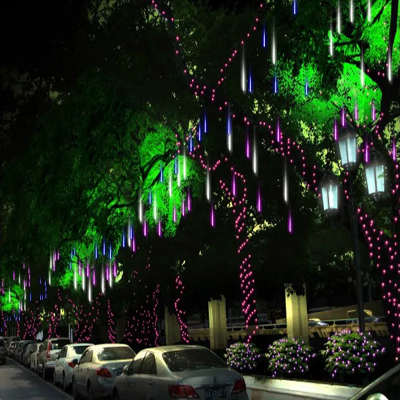 8pcs/Set street holiday 30CM 50CM Meteor Shower Rain Tubes AC220V Christmas String Light Wedding Party Holiday Tree Decor
8pcs/Set street holiday 30CM 50CM Meteor Shower Rain Tubes AC220V Christmas String Light Wedding Party Holiday Tree Decor