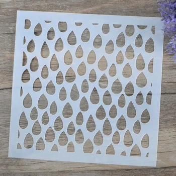 DIY Craft Layering Water drop Stencils For Wall Painting Scrapbooking Stamping Album Decorative Embossing Paper Cards 6 inch
DIY Craft Layering Water drop Stencils For Wall Painting Scrapbooking Stamping Album Decorative Embossing Paper Cards 6 inch