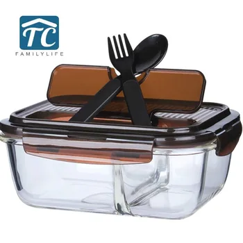 Separate Lunch Box Glass Storage Box Microwave Oven Rectangular Lunch Box Heat-resistant Seal with Rice Lunch Box
Separate Lunch Box Glass Storage Box Microwave Oven Rectangular Lunch Box Heat-resistant Seal with Rice Lunch Box
