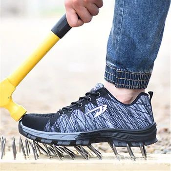 Men & Women Steel Toe Puncture-proof Unisex Safety Work Shoes Outdoor Sneakers Wear-resistant Breathable Men Boots Drop Shipping
Men & Women Steel Toe Puncture-proof Unisex Safety Work Shoes Outdoor Sneakers Wear-resistant Breathable Men Boots Drop Shipping