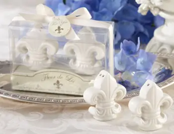 wedding favor gift and giveaways for guest -- Fleur-de-Lis Ceramic Salt & Pepper Shakers party souvenir 100sets/lot
wedding favor gift and giveaways for guest -- Fleur-de-Lis Ceramic Salt & Pepper Shakers party souvenir 100sets/lot