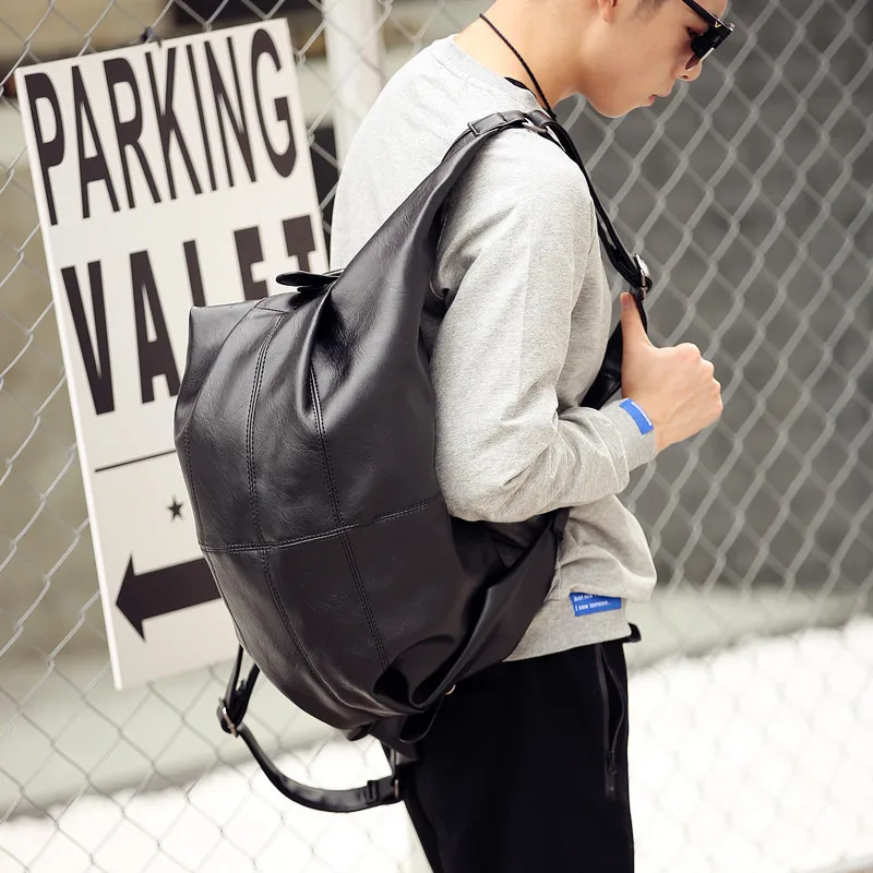 Chu JJ Fashion New Design Men's Leather Backpacks Students School Bag Big Size Shoulder Bags Men Casual Travel Bag
Chu JJ Fashion New Design Men's Leather Backpacks Students School Bag Big Size Shoulder Bags Men Casual Travel Bag