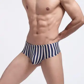 New Men Striped Lycra Cotton Comfortable Breathable Boxer shorts underwear Gay Sexy U convex Boxers male panties E013
New Men Striped Lycra Cotton Comfortable Breathable Boxer shorts underwear Gay Sexy U convex Boxers male panties E013