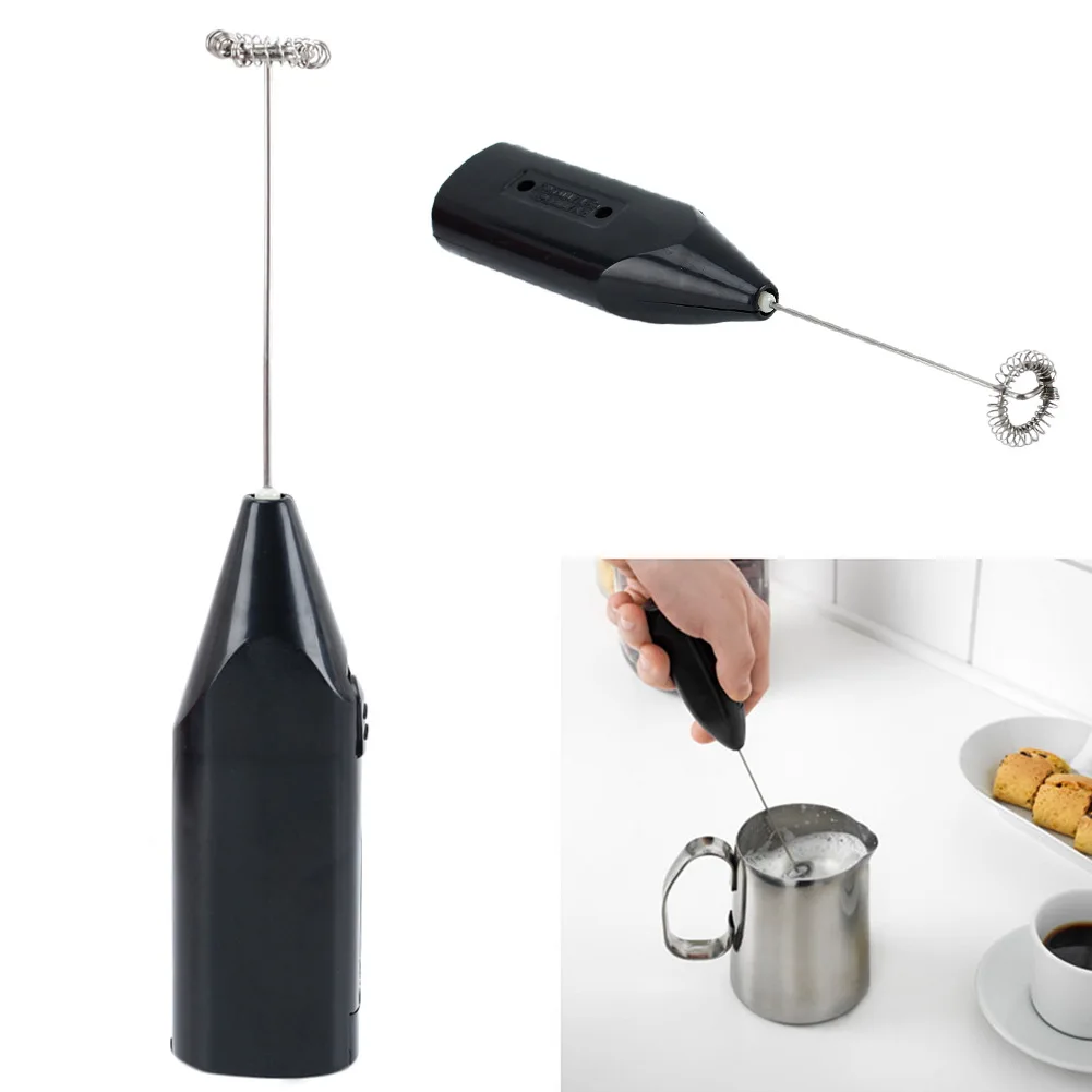 Black Mini Handheld Stainless Steel Drink Coffee Milk Frother Foamer Electric Mixer Stirrer Egg Beater Kitchen Cooking Tools
Black Mini Handheld Stainless Steel Drink Coffee Milk Frother Foamer Electric Mixer Stirrer Egg Beater Kitchen Cooking Tools