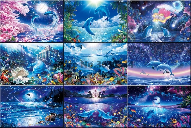 DIY Full Square / Round Drill Diamond Painting Dolphin 5D Diamond Embroidery Cross Stitch Rhinestone Diamond Mosaic Home Decor
DIY Full Square / Round Drill Diamond Painting Dolphin 5D Diamond Embroidery Cross Stitch Rhinestone Diamond Mosaic Home Decor