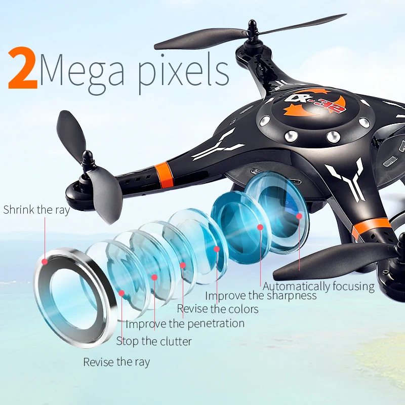 

Cheerson CX-32S Drone With 2MP camera LCD 4CH 6Axis Helicopter with FPV 5.8G Video Real-Time Transmision Hight Hold aircraft