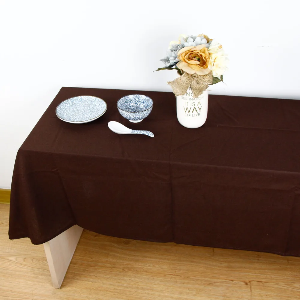 2017 New Solid Tablecloth for Dinner Style High Quality Cloth Bohemia Style Decorative Cotton Linen Table Cloth 4 Colours
2017 New Solid Tablecloth for Dinner Style High Quality Cloth Bohemia Style Decorative Cotton Linen Table Cloth 4 Colours