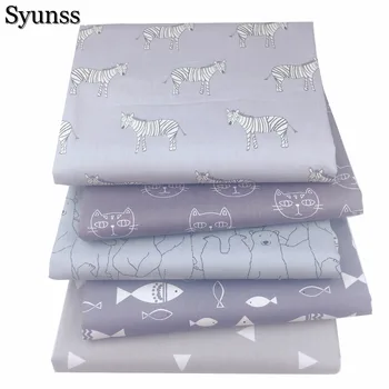 Grey Horse Cat Fish Design DIY Handmade Sewing Patchwork Baby Cloth Bedding Textiles Quilt Tilda Tissu Cotton Fabric Fat Quarte
Grey Horse Cat Fish Design DIY Handmade Sewing Patchwork Baby Cloth Bedding Textiles Quilt Tilda Tissu Cotton Fabric Fat Quarte