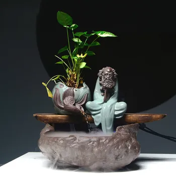 Zen Home Fountain Water Ornaments Chinese Creative Ceramic Home Office Desktop Decoration Gifts green Plants Are Not For Sale
Zen Home Fountain Water Ornaments Chinese Creative Ceramic Home Office Desktop Decoration Gifts green Plants Are Not For Sale