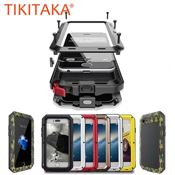 Metal Armor Outdoor Shockproof Aluminum Case For iPhone X 7 6 6s Plus 5 5s SE Cover Waterproof Phone Cases + Screen Film
Metal Armor Outdoor Shockproof Aluminum Case For iPhone X 7 6 6s Plus 5 5s SE Cover Waterproof Phone Cases + Screen Film