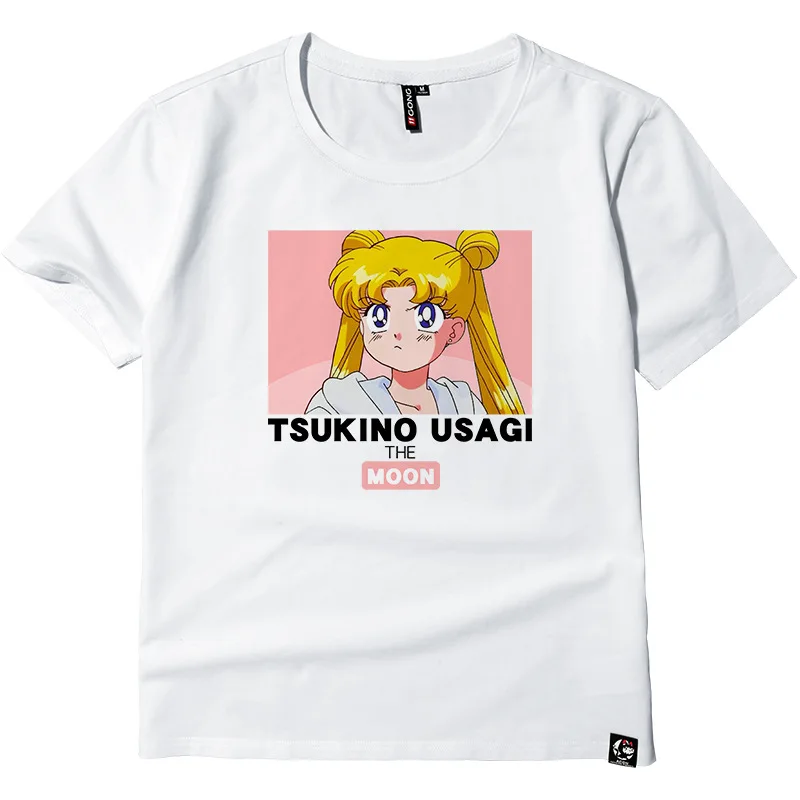 cartoon high quality T-shirt sailor moon Tsukino Usagi printed unisex Tshirt casual women's t-shirt cotton tee tops
cartoon high quality T-shirt sailor moon Tsukino Usagi printed unisex Tshirt casual women's t-shirt cotton tee tops