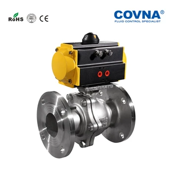 3/4 inch ANSI Standard Two Ways Pneumatic Flanged Ball Valve Single Acting Spring Returned SS304 Full Port PTFE Seat Class150
3/4 inch ANSI Standard Two Ways Pneumatic Flanged Ball Valve Single Acting Spring Returned SS304 Full Port PTFE Seat Class150